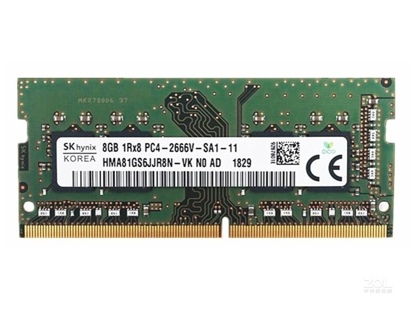 海力士DDR4，8G，2666MHz笔记本内存条